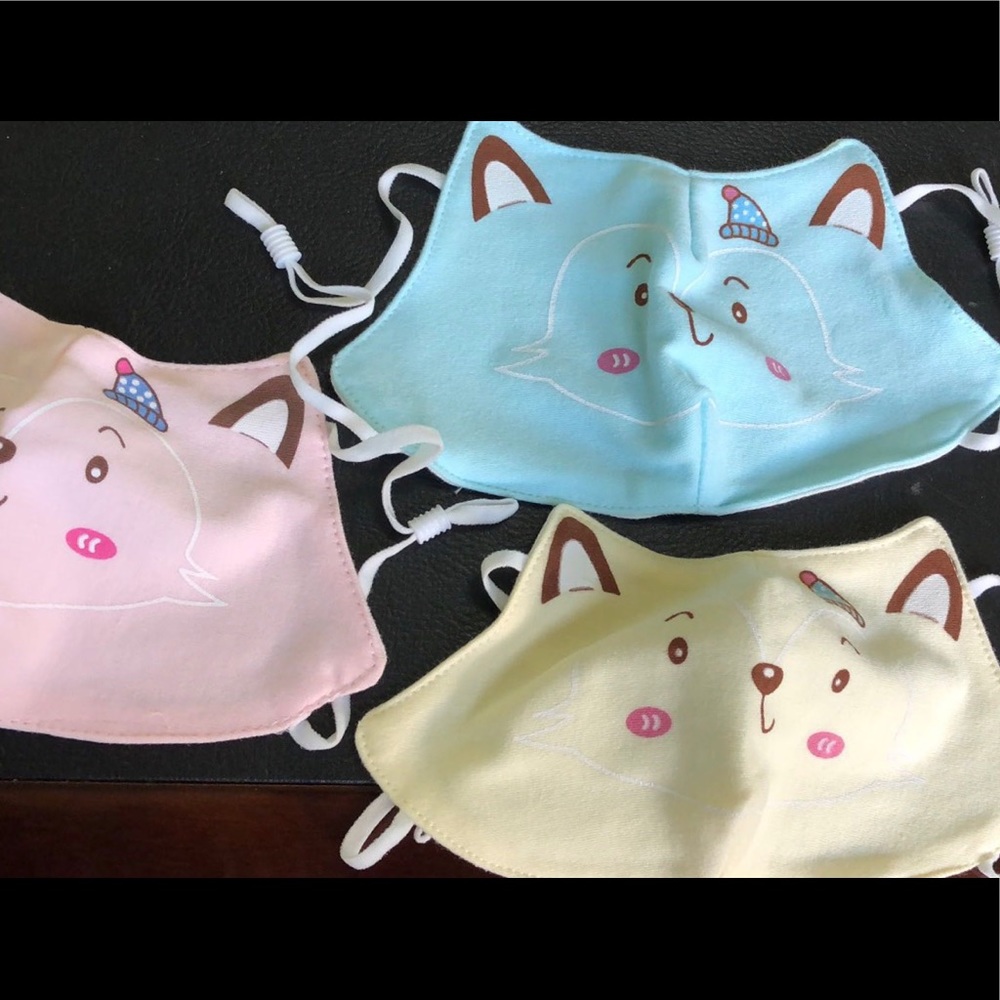 Kids face mask with filters